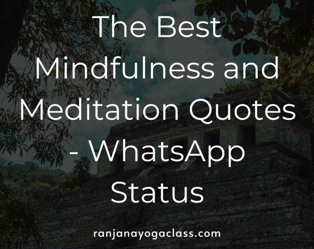 The Best Mindfulness and Meditation WhatsApp Status