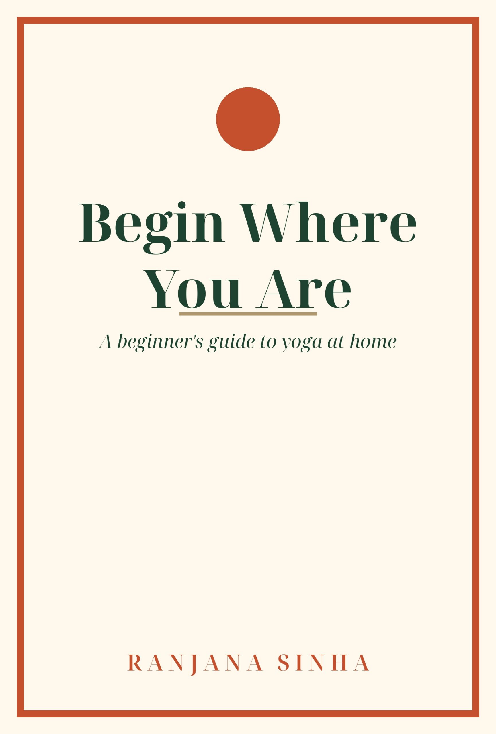 Begin Where You Are - book cover