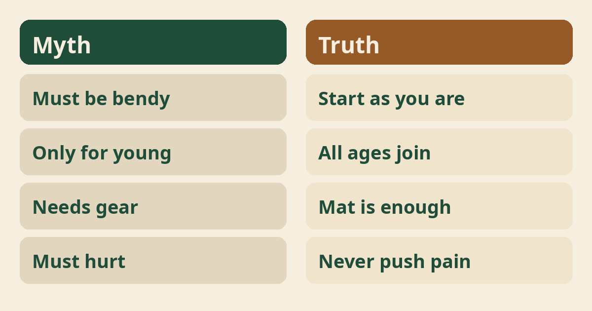 Yoga Myths for Beginners
