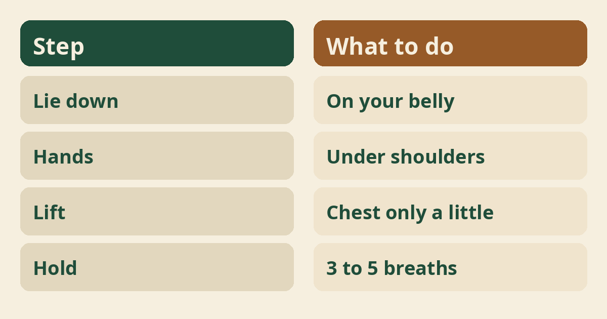How long should you hold it?